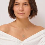 Child Drawing Necklace Silver