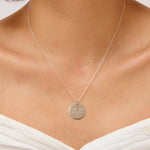 Custom Handwriting Necklace Silver