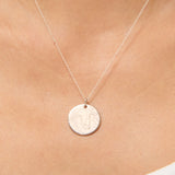 Custom Street Map Necklace Silver