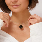Personalised Doodle Necklace Black