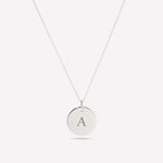 Personalised Initials Necklace Silver