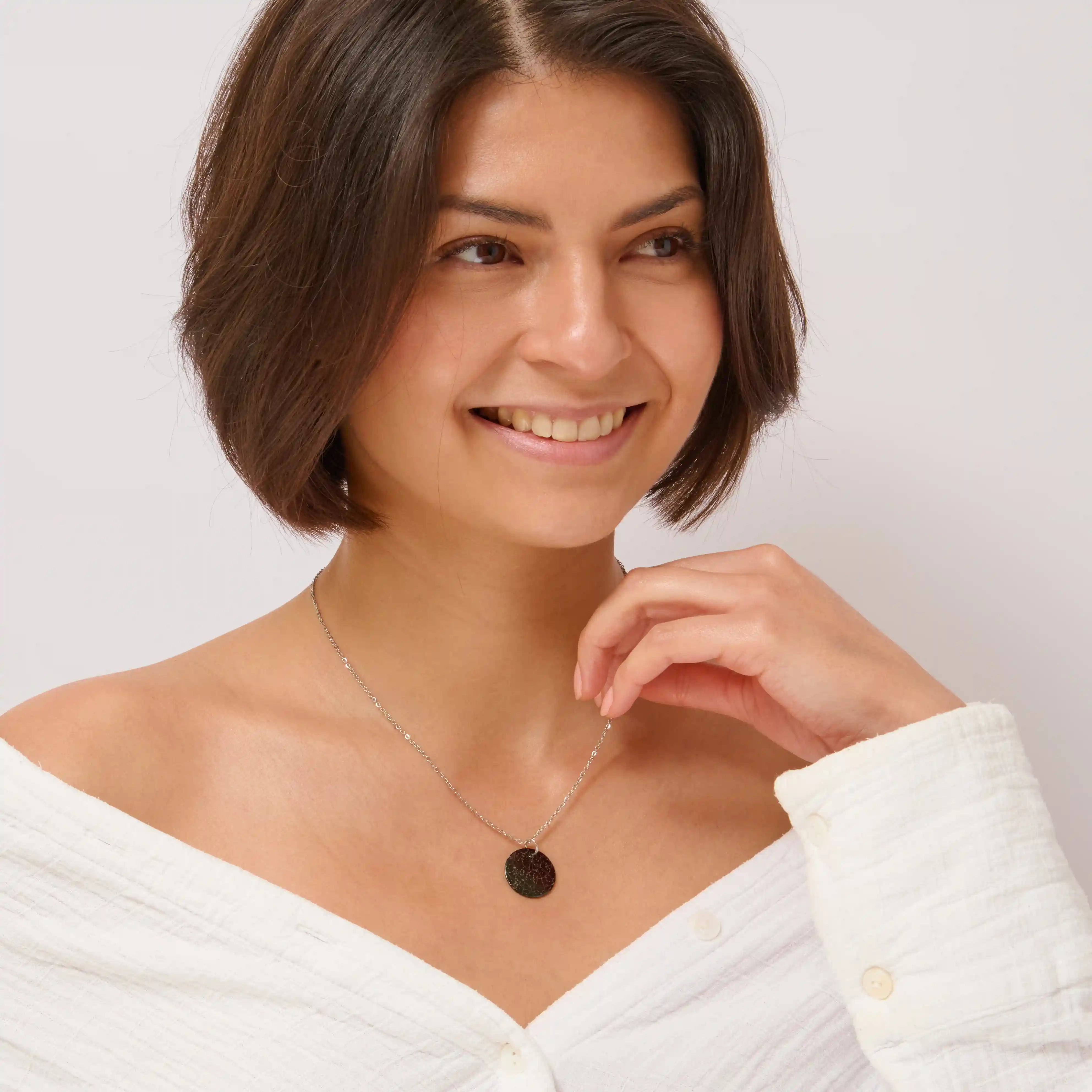 Personalised Night Sky Necklace Black