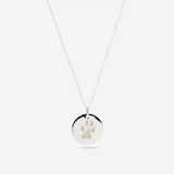 Personalised Paw Print Necklace Silver Engraved Pendant