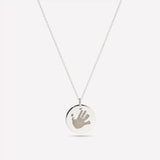 Silver Handprint Necklace