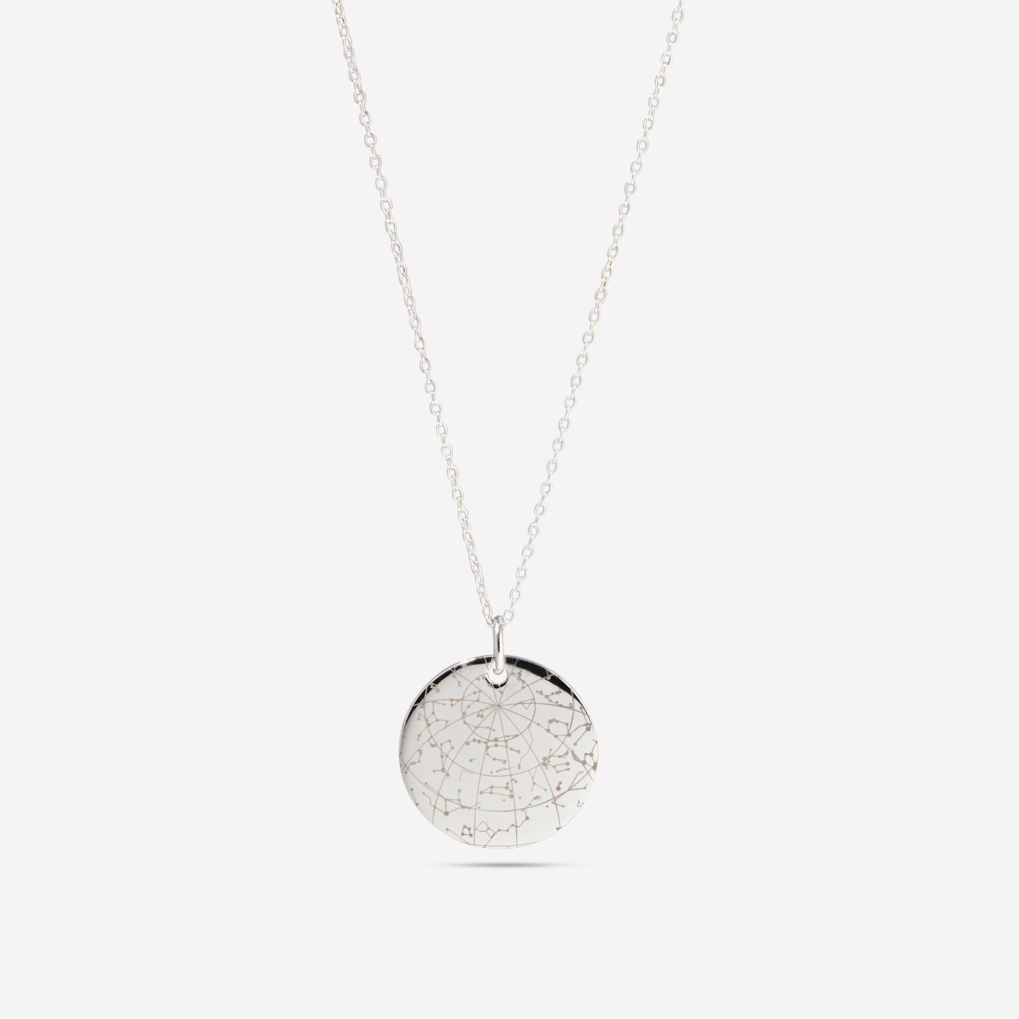 Star Map Necklace Personalised | Custom Night Sky Necklace Gift